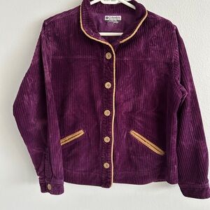 Columbia Purple Corduroy Jacket